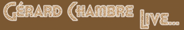 Grard Chambre - live - Logo