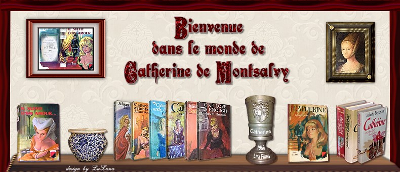 logo avec le texte - Bienvenue dans le monde de Catherine de Montsalvy
