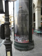 photo - advertising pillar